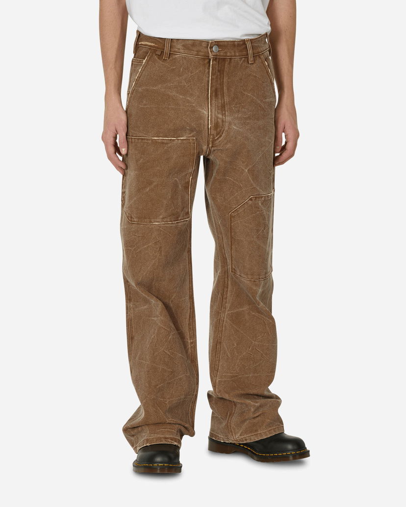 Nohavice Acne Studios Patch Canvas Trousers Hnedá | CK0101- ALL