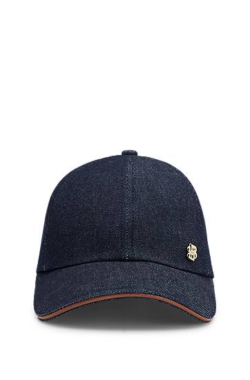 Šiltovka BOSS Denim Baseball Cap with Monogram Navy | 50544421