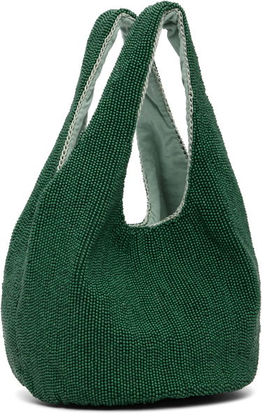 Tote bag JW Anderson Mini Beaded Shopper Tote Zelené | HB0744-FA0469, 2
