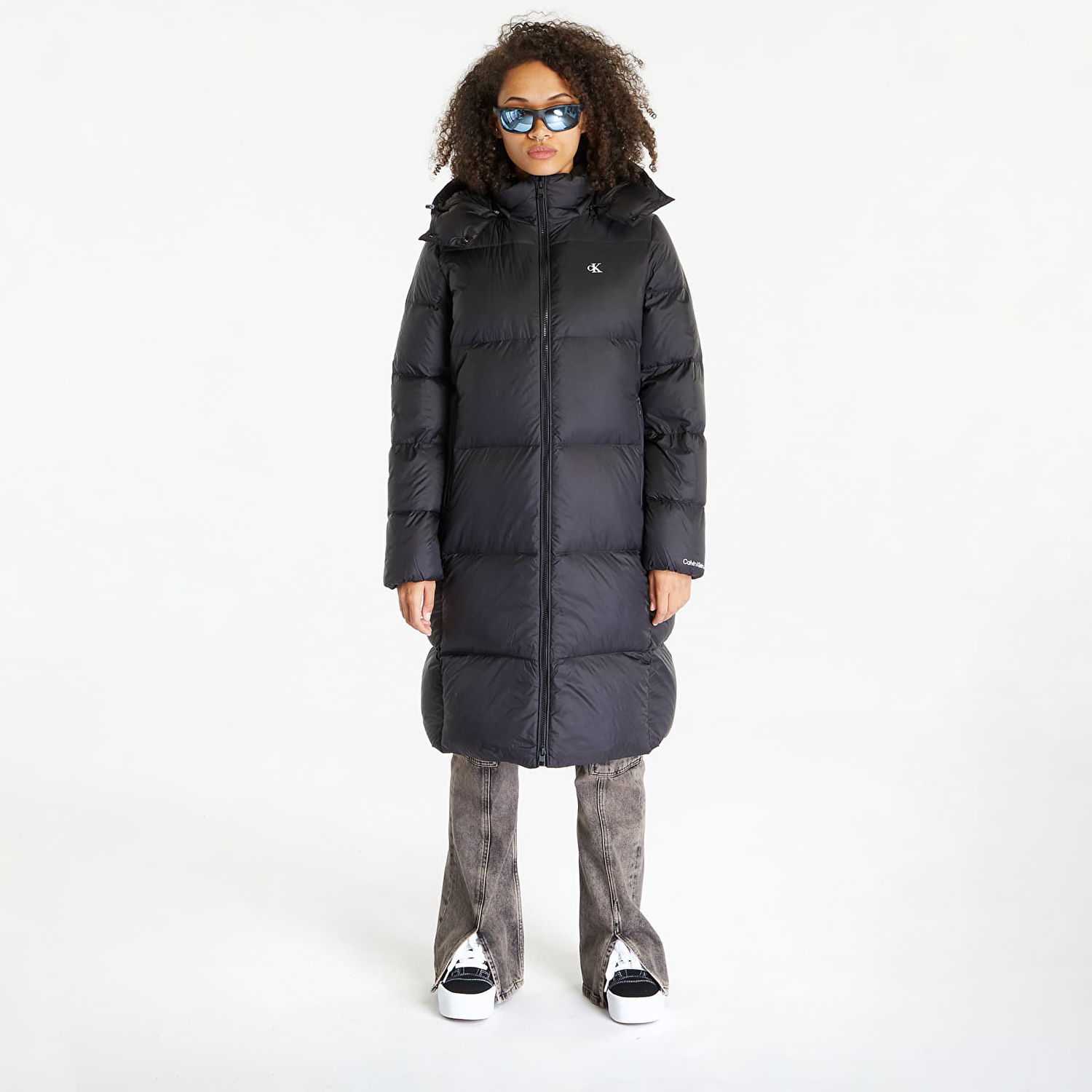 Kabáty CALVIN KLEIN Relax Down Puffer Coat Čierna | J20J221892 BEH, 0