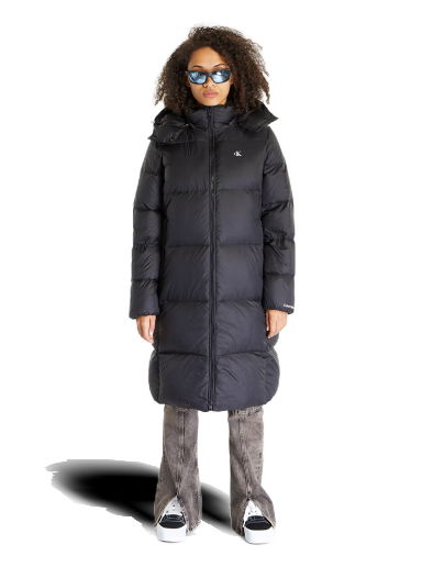 Kabáty CALVIN KLEIN Relax Down Puffer Coat Čierna | J20J221892 BEH