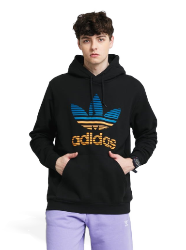 Mikina adidas Originals Trefoil Ombre Hoodie Čierna | GP0158