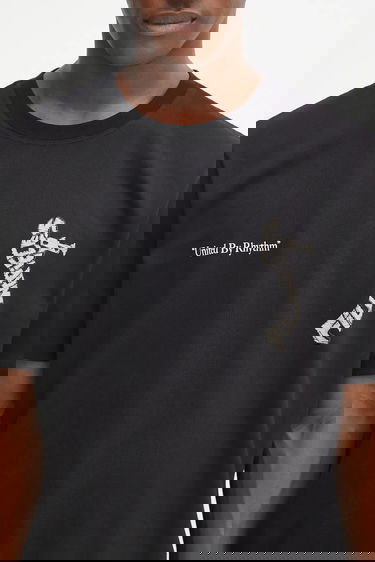 Tričko Filling Pieces Filling Pieces Trumpeteer Graphic T-Shirt Čierna | 422520500237, 3