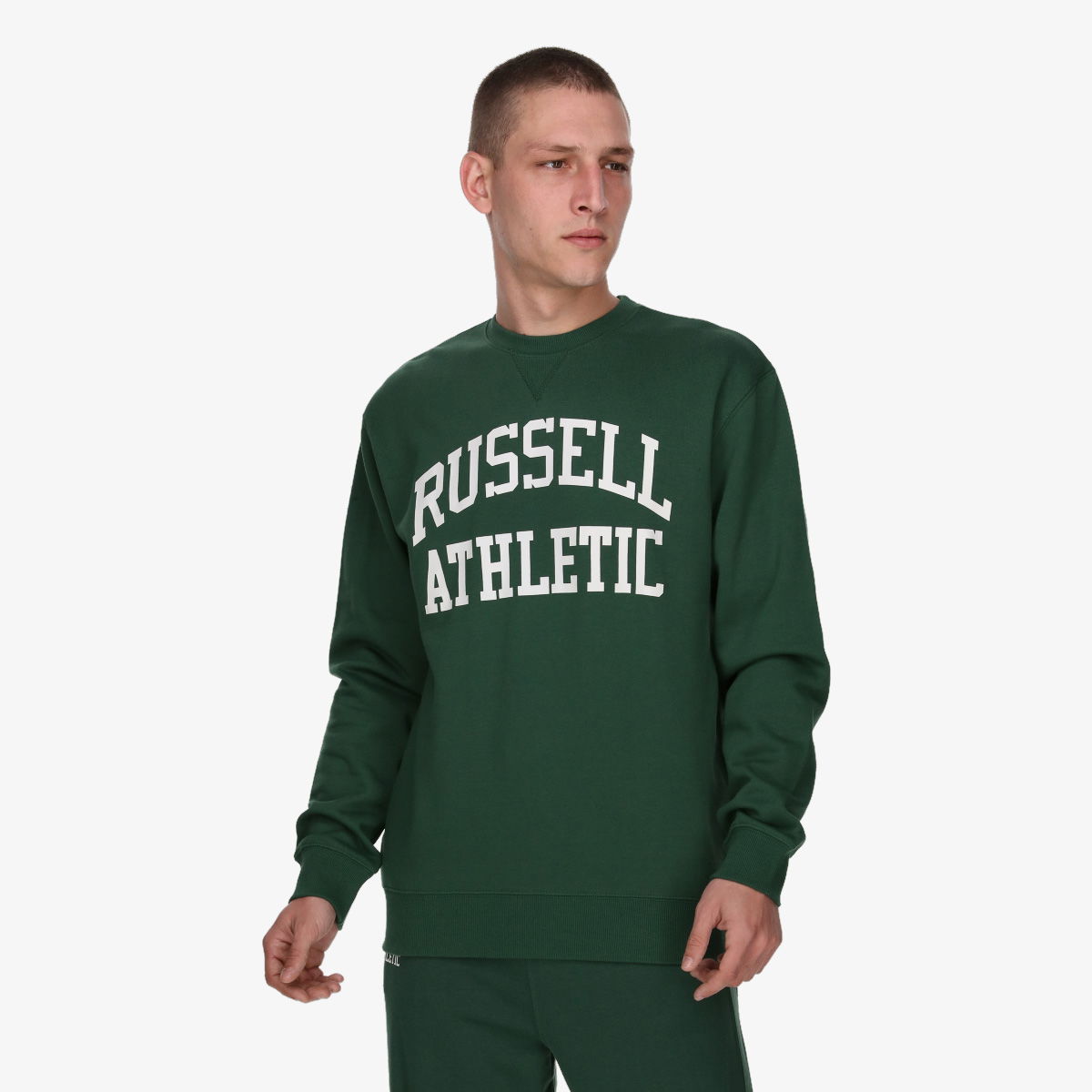 Sveter Russell Athletic Russell Athletic Crewneck Sweatshirt Zelené | E3-606-2-225, 0
