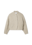 Textured Cropped Jacket