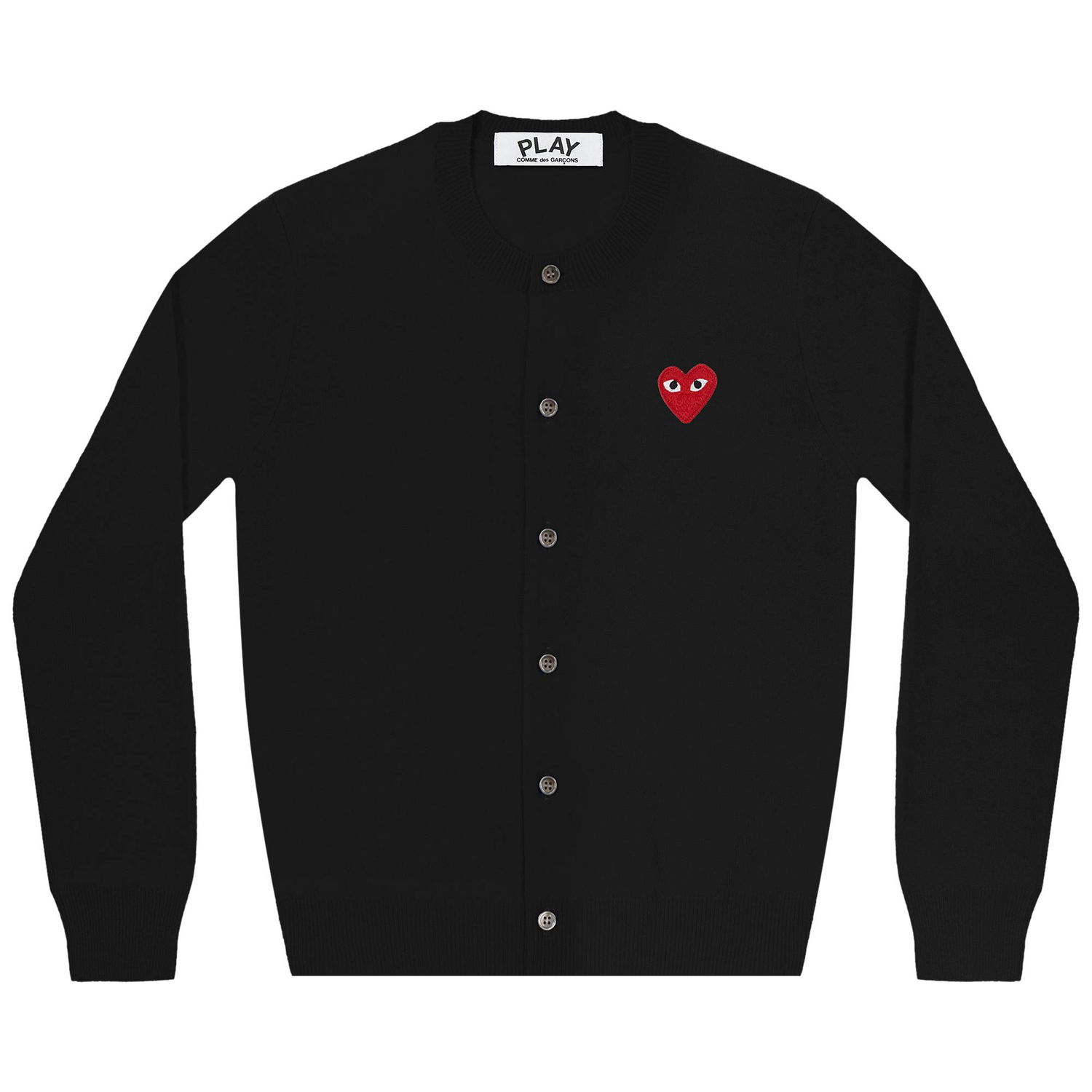 Sveter Comme des Garçons PLAY Heart Cardigan Čierna | AZ N007 051 1, 1