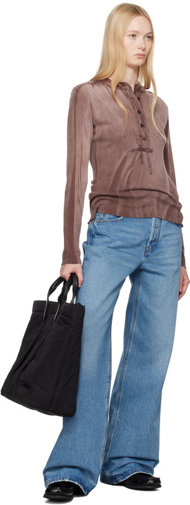 Tote bag Jacquemus JACQUEMUS La Croisière 'The Bambino Shopper' Tote Čierna | 25E255BA423-3174, 3