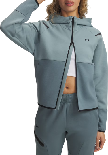 Bunda Under Armour Unstoppable Fleece Full-Zip Hooded Jacket Tyrkysová | 1379842-323, 0
