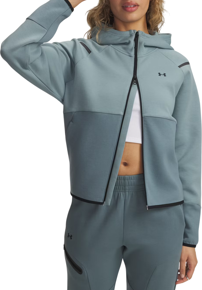 Bunda Under Armour Unstoppable Fleece Full-Zip Hooded Jacket Tyrkysová | 1379842-323