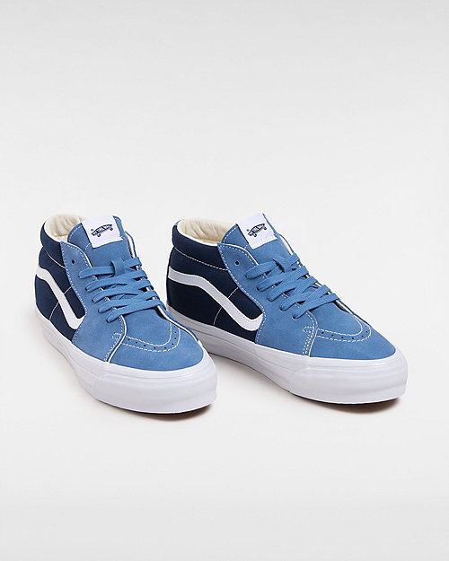 Tenisky a topánky Vans Premium Sk8-mid 83 Shoes (lx Stv Navy/white) Unisex White, Size 3.5 Navy | VN000CQQDWR, 1