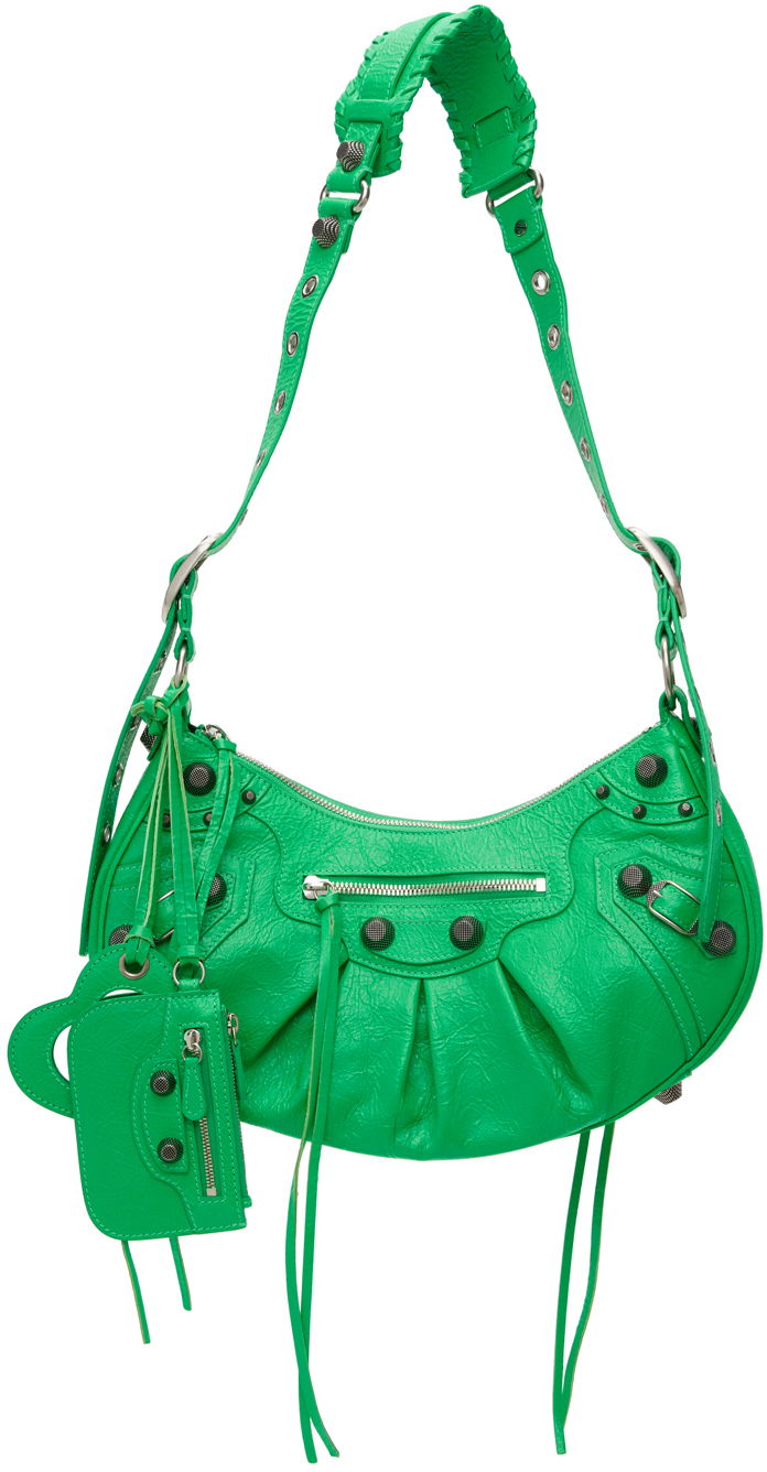 Taška cez rameno Balenciaga Small 'Le Cagole' Bag Zelené | 671307 1VG9Y, 0