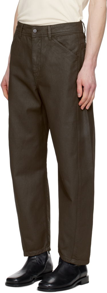 Nohavice LEMAIRE Lemaire Twisted Workwear Pants Zelené | PA1102 LD1030, 3