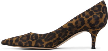 Tenisky a topánky Gianvito Rossi Leopard Print Suede Gianvito 55 Pumps Rôznofarebný | G20336-55RIC-CMD, 2