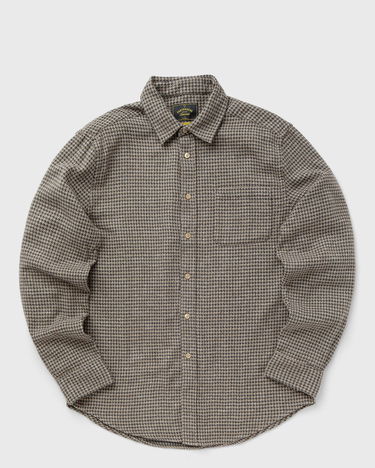 Košeľa Portuguese Flannel ABSTRACT PIED POULE Zelené | AW24.001.CHARCOAL, 0