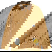 A Bathing Ape Washed Duck Coverall Jacket