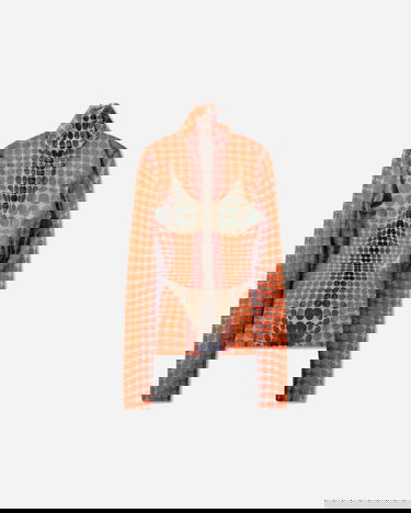 Košeľa Jean Paul Gaultier Re-Edition Dots Print Mesh Long-Sleeve Turtleneck Top Rôznofarebný | 26-01-W-TO445-M018P 271540, 1