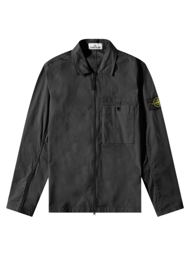 Bunda Stone Island Supima Cotton Shirt Jacket Čierna | 761512619-V0029