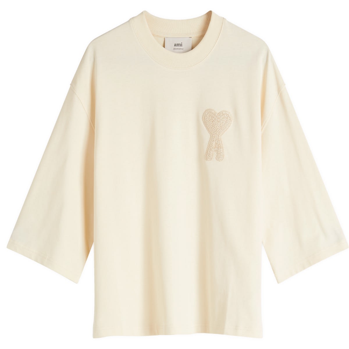 Tričko AMI Oversized ADC T-Shirt, Size L Béžová | FTS055-726-136, 0