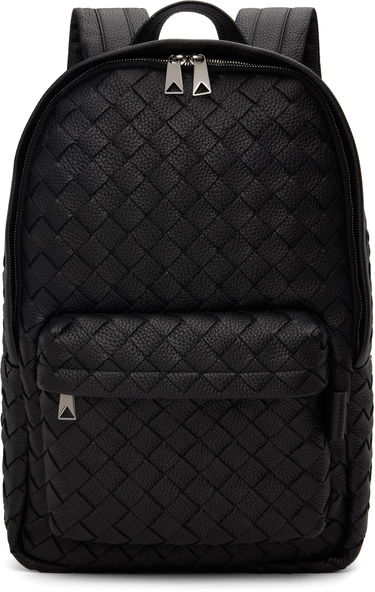 Batoh Bottega Veneta Bottega Veneta Intrecciato Leather Backpack Čierna | 833158V5I528803, 0