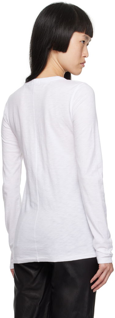 Tričko rag & bone 'The Slub' Long Sleeve T-shirt Biela | W275C51CH, 2
