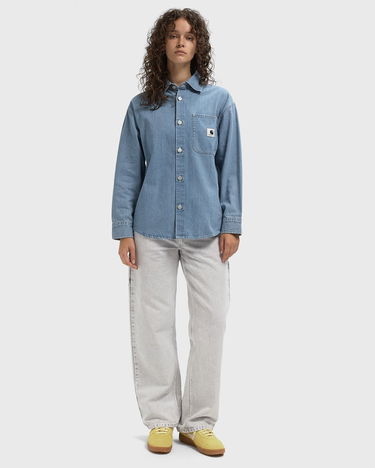 Košeľa Carhartt WIP Marly Long Sleeve Denim Shirt Modrá | I035584-01.35, 1