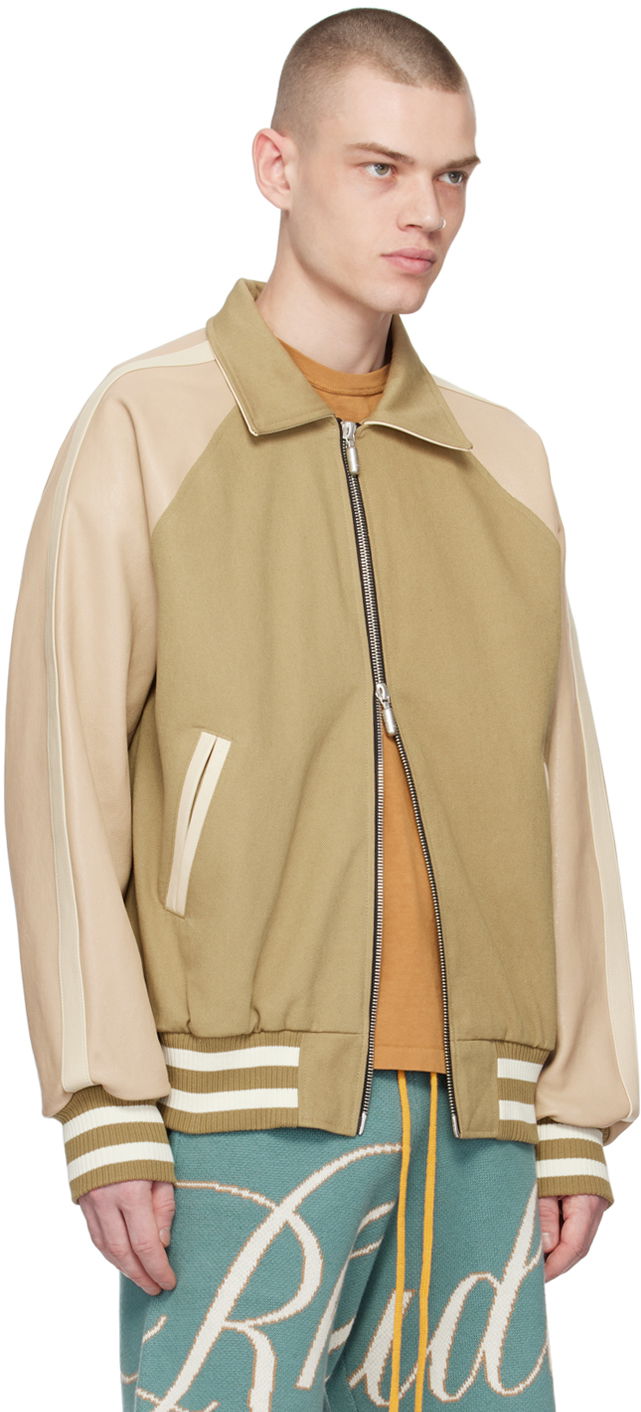 Bomber bunda Rhude Rhude 'Rude Boys' Bomber Jacket Béžová | RHSS23JA77012269, 1