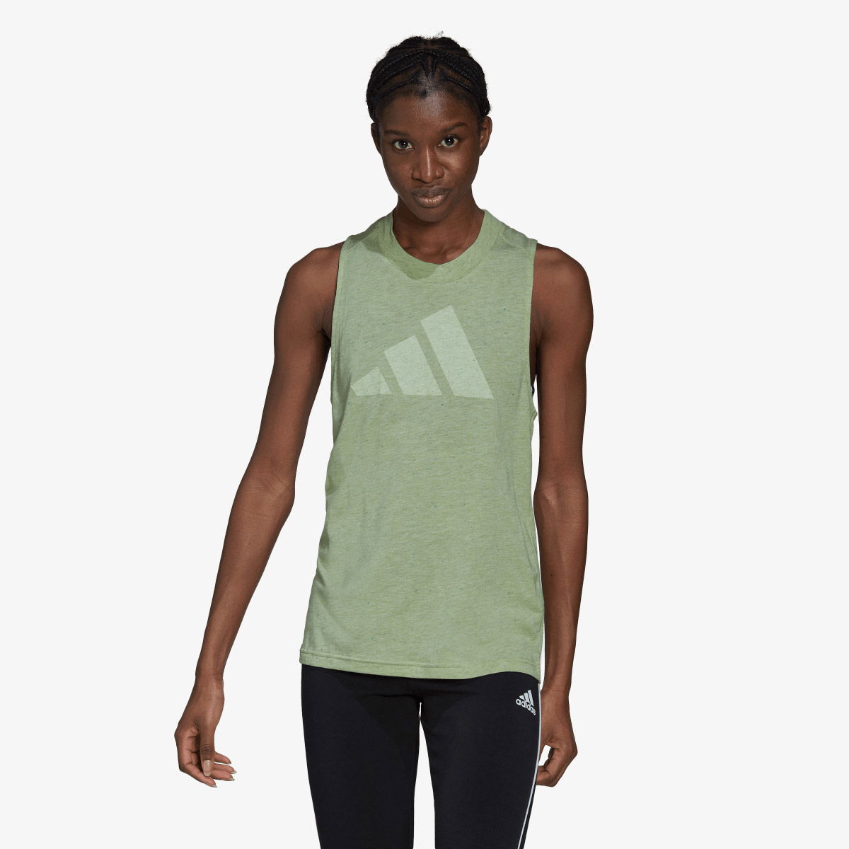 Tielko adidas Originals Training Tank Top Zelené | HF7174, 0