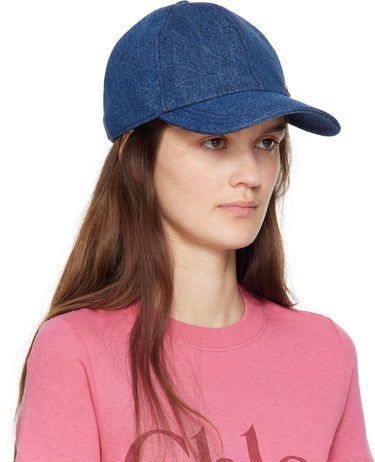 Šiltovka CHLOÉ Chloé 'The Chloé' Iconic Denim Baseball Cap Modrá | CHC25SD019GDN, 1