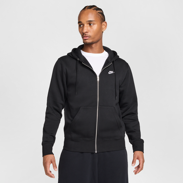 Mikina Nike Nike Club Fleece Full-Zip Hoodie Čierna | FN3861-010, 1