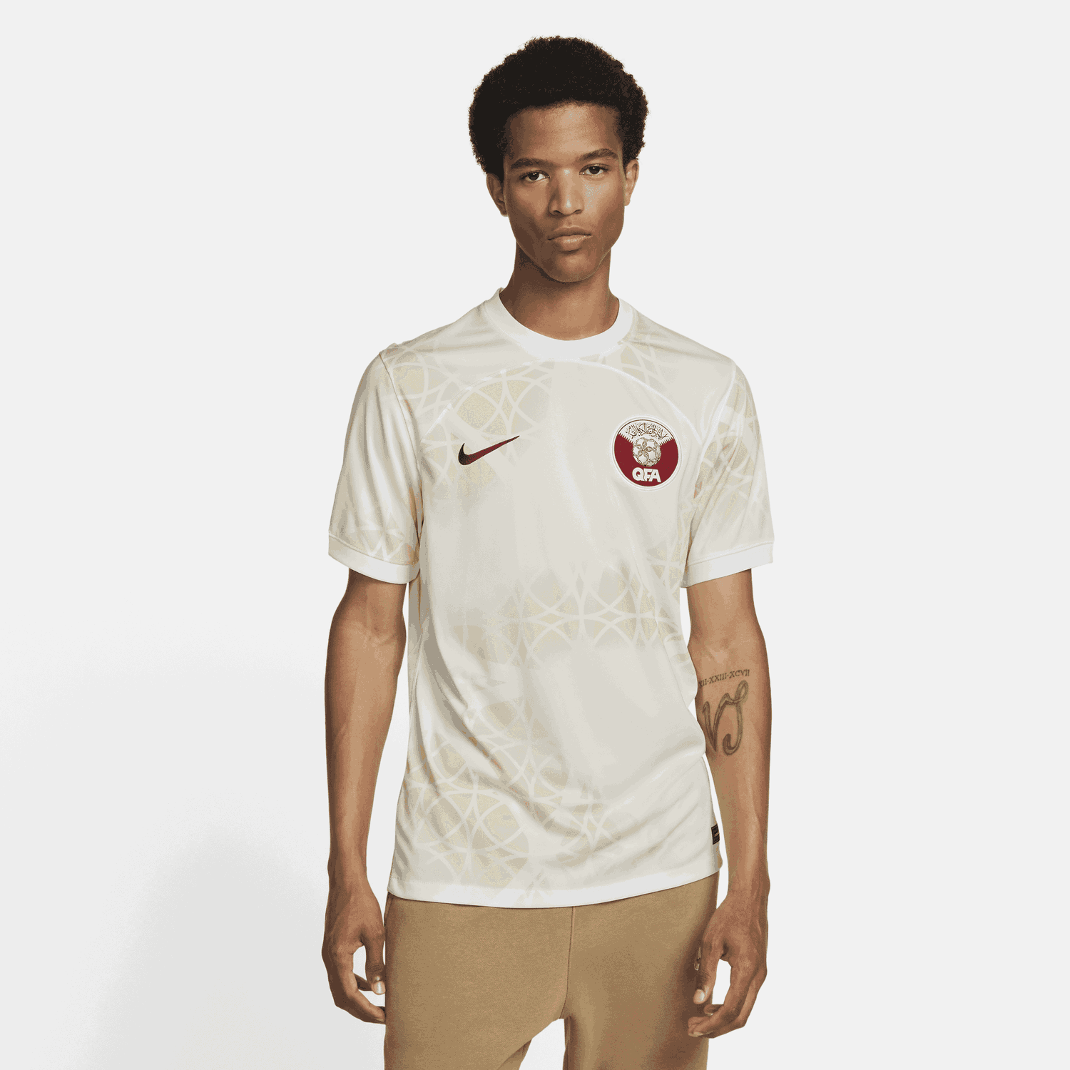 Dres Nike Nike Dri-FIT Qatar 2022/23 Stadium Away Football Jersey Biela | DN0701-100, 0