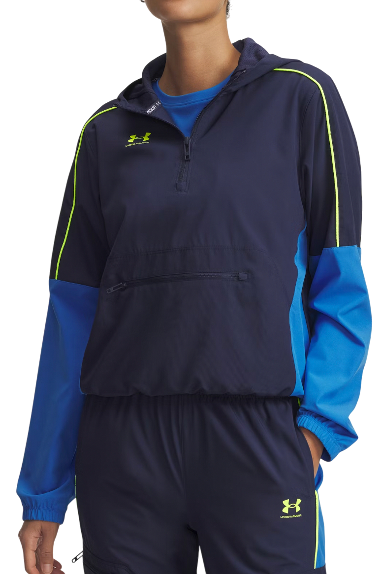Vetrovka Under Armour Challenger Half-Zip Hooded Anorak Rôznofarebný | 6004075-403, 0