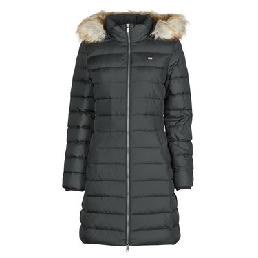 Kabáty Tommy Hilfiger ESSENTIAL HOODED DOWN COAT Čierna | DW0DW09060-BDS, 0
