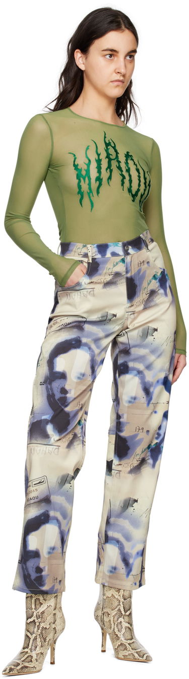Džínsy Miaou Miaou Fargo Printed Trousers Rôznofarebný | 1007GABCOR, 3
