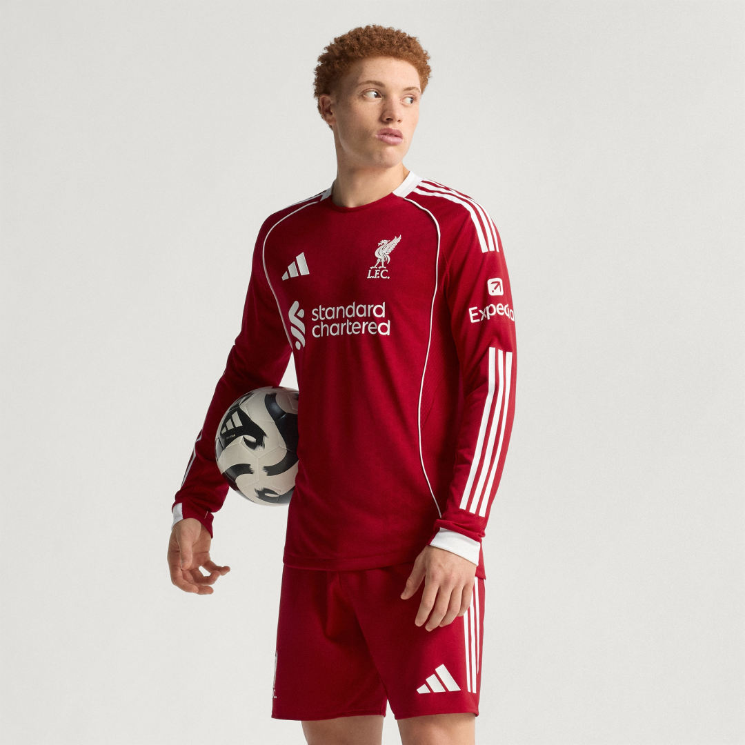 Dres adidas Performance Liverpool FC 25/26 Home Jersey Long Sleeve Červená | JV6445, 0