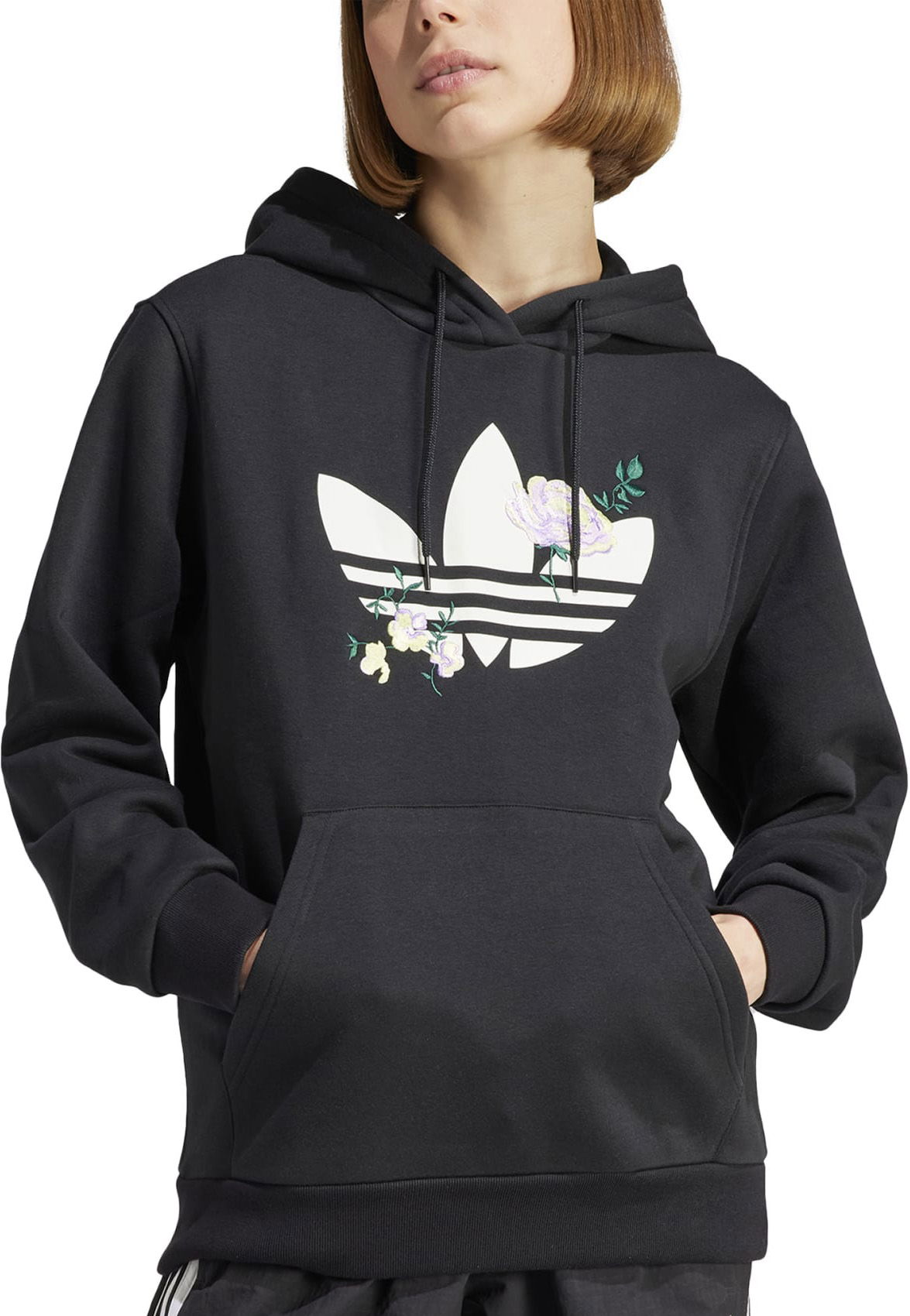 Flower Embroidery Hoodie