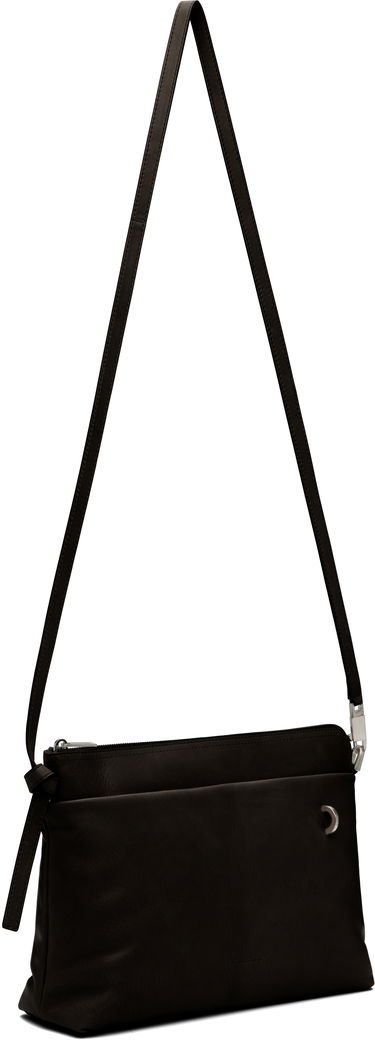 Taška cez rameno Rick Owens Rick Owens Concordians Adri Flat Crossbody Bag Šedá | RA02E0727 LCAPA, 4