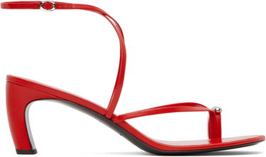 Starostlivosť o obuv Tory Burch Tory Burch Pierced Strappy Heeled Sandals Červená | 168239-600, 0