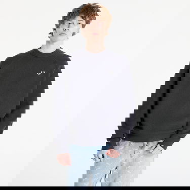 Sveter Fred Perry Ribbed Knit Lambswool Raglan Jumper Šedá | K1548 297, 0