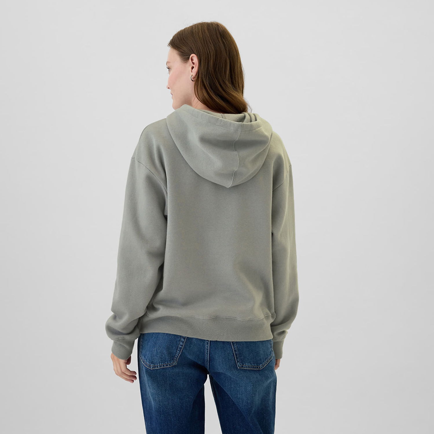 Mikina GAP Sweatshirt Logo Pullover Hoodie Pilot Grey XS Šedá | 463506-63, 1