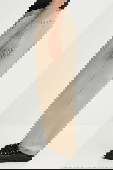 Nohavice Carhartt WIP Evan Pleated Trousers Béžová | I035666.G101, 1