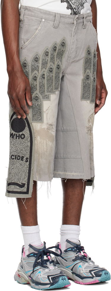 Šortky Who Decides War Who Decides War Patch Arched Carpenter Shorts Šedá | 1120910021SS25, 1