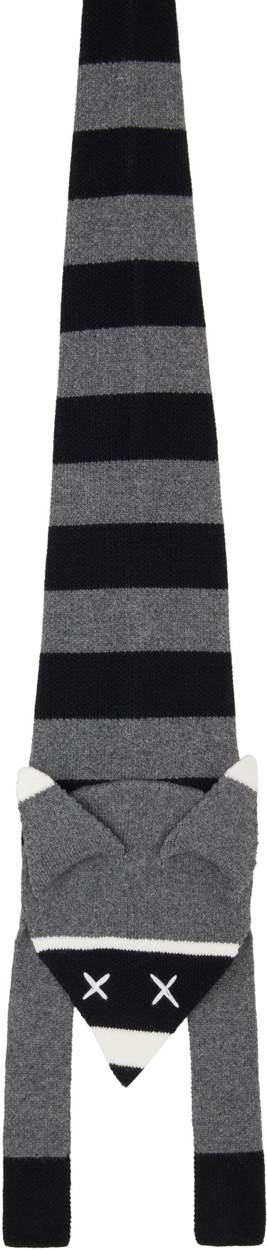 Šál Charles Jeffrey Loverboy Charles Jeffrey LOVERBOY Animal Knitted Scarf Šedá | 54140102, 0