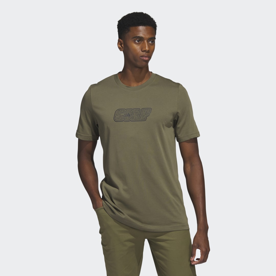 Tričko adidas Performance Golf Tee Zelené | HR7987, 1