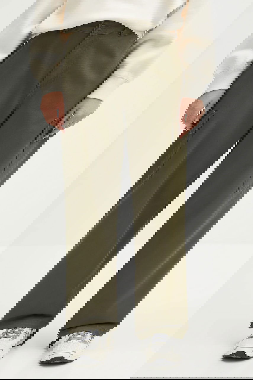 Cargo nohavice Carhartt WIP Kingston Wide-Leg Cargo High Waist Pant Zelené | I034840.4106, 0