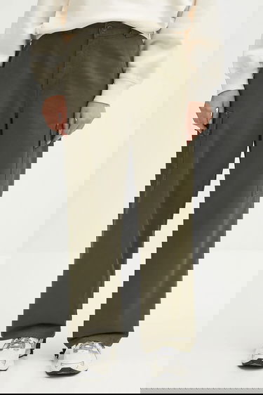 Cargo nohavice Carhartt WIP Kingston Wide-Leg Cargo High Waist Pant Zelené | I034840.4106, 0