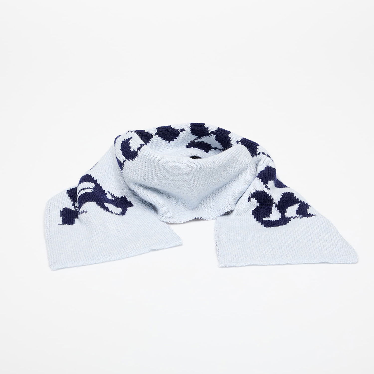 Šál Palm Angels Palm Angels Logo Knit Scarf Modrá | PBMA009F25KNI0014046, 0