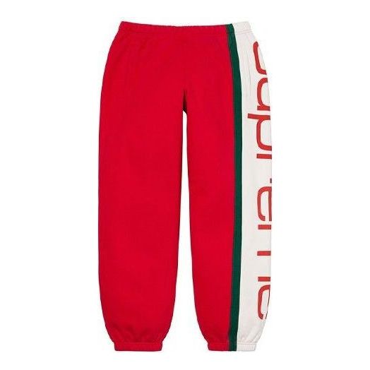 Tepláky Supreme Paneled Sweatpants With Big Logo Červená | SUP-FW20-303