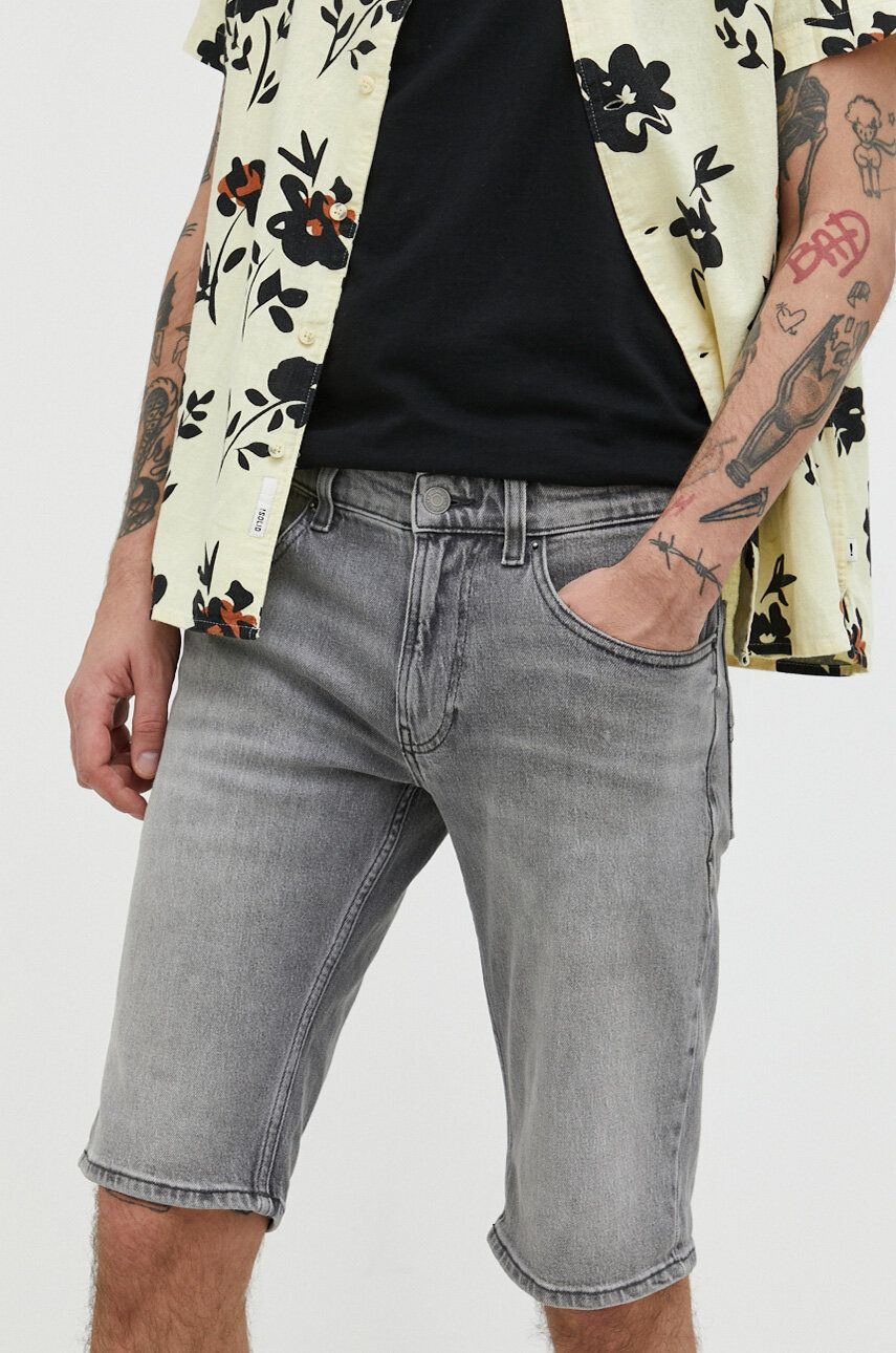 Šortky Tommy Hilfiger Denim Shorts Šedá | DM0DM16349.PPYX, 0