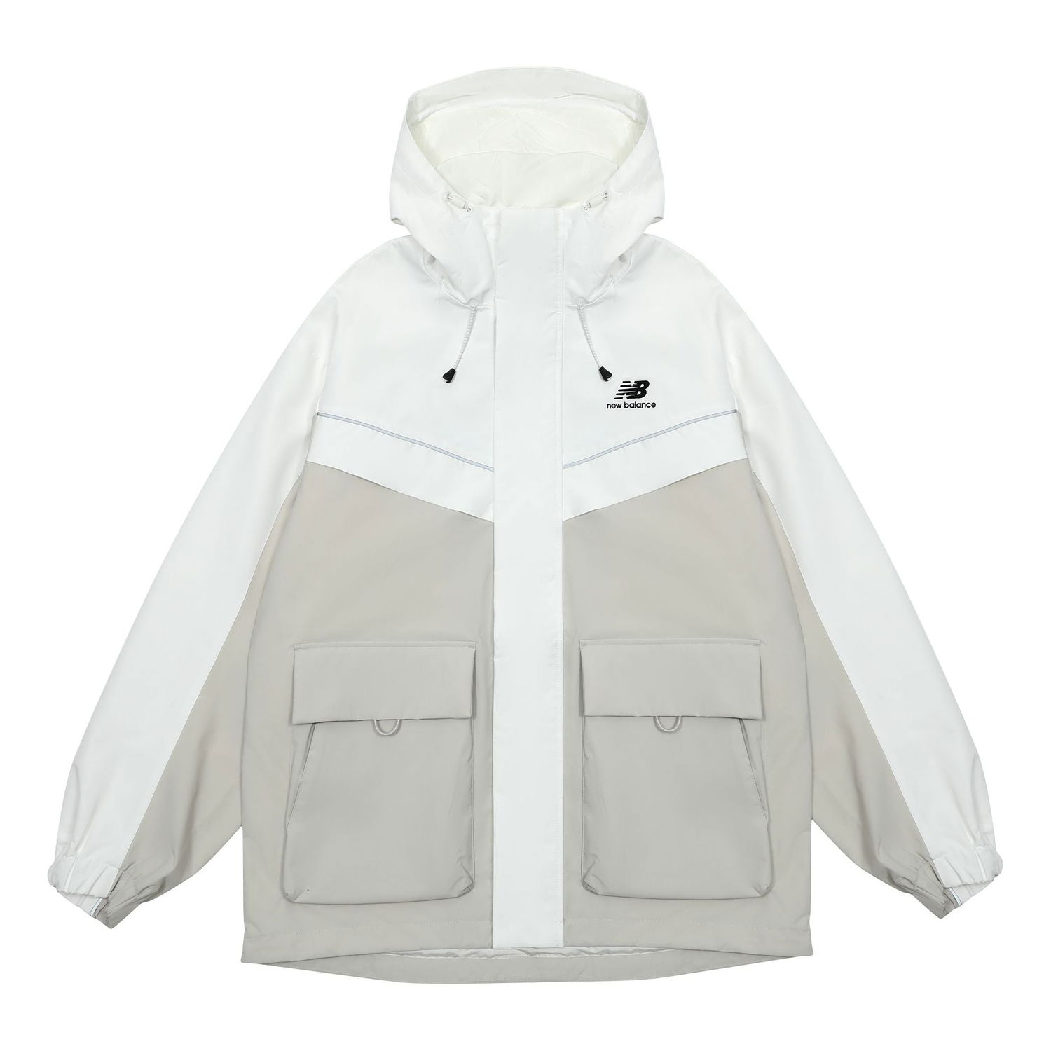 Vetrovka New Balance Windproof Jacket Biela | 5AC39333-LBE, 0