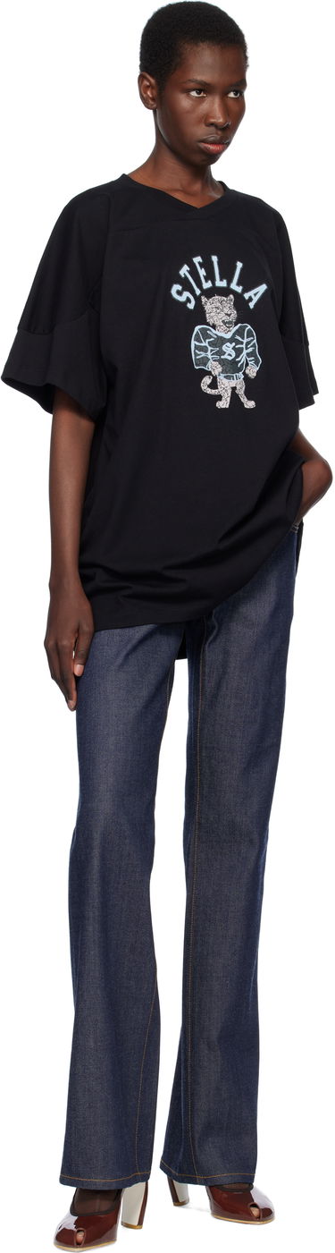 Tričko Stella McCartney Stella McCartney Leopard Mascot T-Shirt Čierna | 6J04103SQA05, 3